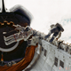 Illustration for article titled Your New Desktop Wallpaper: The First Spacewalk of the Shuttle Program